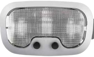 Плафон освещения салона водителя ГАЗ 330261.3714-02L (12В) (A21R23.3714010-01)