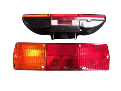 357.3317-09 Фонарь задний Камаз левый МЕТАЛИЗИРОВАННЫЙ 6 БОЛТОВ Б/Л (АвтоСфера)