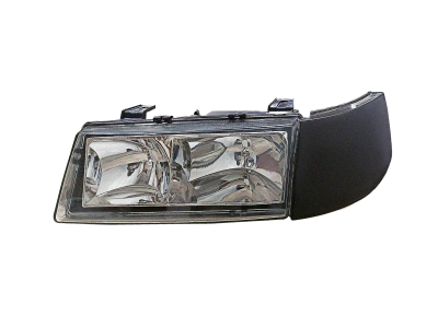 Блок фара 2110 под БОШ ГЛАДКОЕ СТЕКЛО левая тонированный указатель поворота Б/Л (ML287)