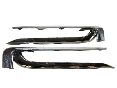 Молдинг ХРОМ переднего бампера GRANTA FL КОМПЛЕКТ (КИТАЙ)