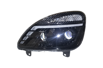 Блок фара 2217 газель бизнес левая с линзами ДХО ZK-02-004-2 (ML403)