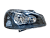 BLACK Блок фара 1118 правая под БОШ ПЛАСТИКОВЫЙ РАССЕИВАТЕЛЬ (ML308)