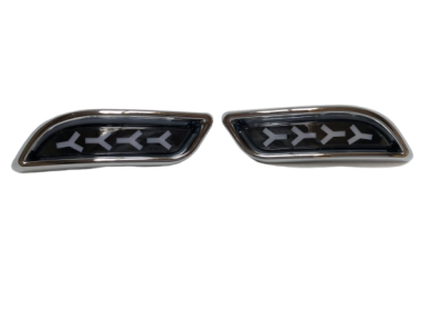 Катафот заднего бампера  21704 LED ZFT 331 WHITE Черный