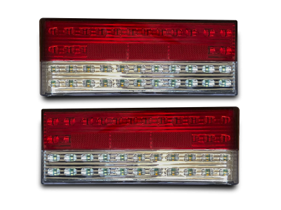 Фонарь 2108 DH-268 красно-белый