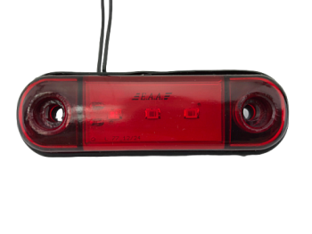 77-02 Фонарь контурный 3-х диодный КРАСНЫЙ 12/24V (АвтоСфера)