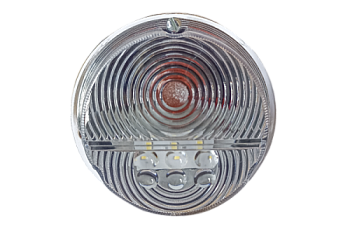 Подфарник передний УАЗ ПФ130.3711 LED бел рассеиватель пластиковый 12B (АНАЛОГ)