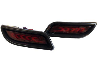 Катафот заднего бампера  21704 LED ZFT-396 PLASTIK RED КРАСНЫЙ (АНАЛОГ)