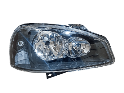 BLACK Блок фара 1118 правая под БОШ ПЛАСТИКОВЫЙ РАССЕИВАТЕЛЬ (ML308)