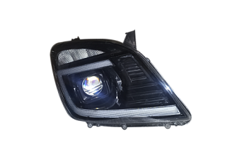 Блок фара Газель NEXT правая с линзой и ДХО с низу ZK-02-042 (ML378)