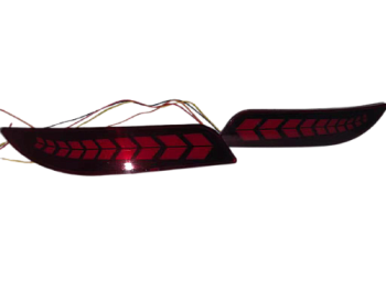 WLS-25-4 Катафот заднего бампера 21704 НЕОН 3-X РЕЖИМ (ML103)