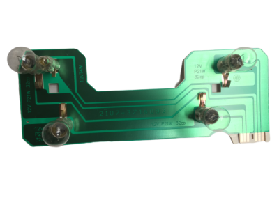 2107-3716093 Плата заднего фонаря 2107 левая в сборе с ламп