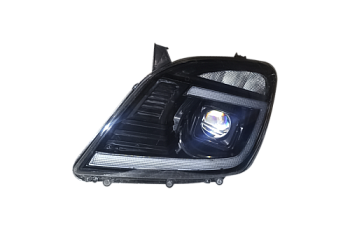 Блок фара Газель NEXT левая с линзой и ДХО с низу ZK-02-042 (ML377)