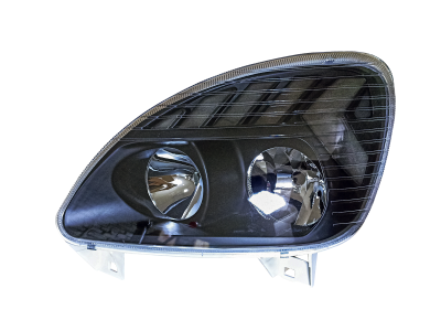 Блок фара 2217 газель бизнес левая пластиковый рассеиватель в стиле AUDI (ML290)