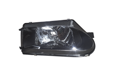 BLACK Блок фара 2114 правая под БОШ с NIKE маской LED без поворотника (ML303)