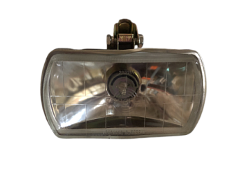 Фара противотуманная Уаз, Камаз прозрачное стекло железный корпус прямоугольная Б/Л 2012 (ML)***