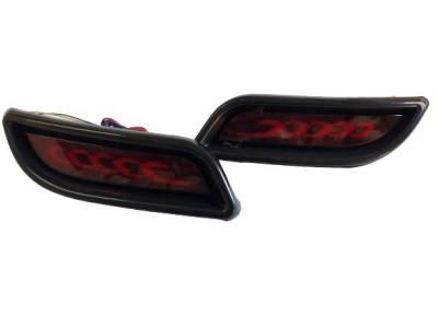 Катафот заднего бампера  21704 LED ZFT-396 PLASTIK RED КРАСНЫЙ (АНАЛОГ)