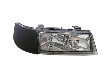 Блок фара 2110 под БОШ ГЛАДКОЕ СТЕКЛО правая тонированный указатель поворота Б/Л (ML288)
