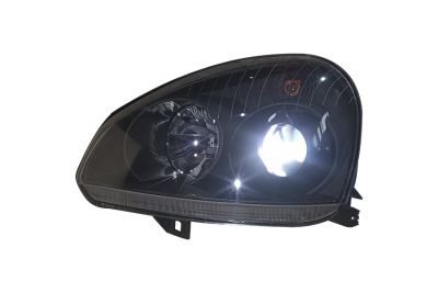 BLACK Блок фара 2170 под БОШ левая c ЛИНЗОЙ BI-LED Б/Л (ML342)