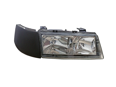 Блок фара 2110 под БОШ ГЛАДКОЕ СТЕКЛО правая тонированный указатель поворота Б/Л (ML288)