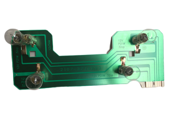 2107-3716093 Плата заднего фонаря 2107 левая в сборе с ламп