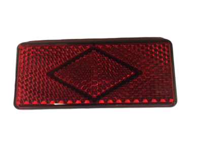 Световозвращатель красный прямоугольный (НА КЛИПСАХ) 56,373