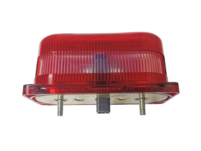 Фонарь освещение номерного знака УАЗ пластиковая КРАСНАЯ Пн-1-01-02 ФП 131