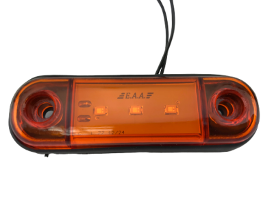 77-03 Фонарь контурный 3-х диодный ЖЕЛТЫЙ 12/24V (АвтоСфера)