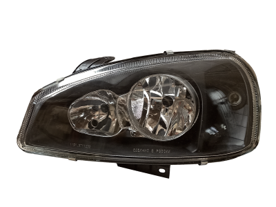 BLACK Блок фара 1118 левая под БОШ СТЕКЛЯННЫЙ РАССЕИВАТЕЛЬ (ML216)