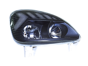 Блок фара 2217 газель бизнес правая стеклянный рассеиватель в стиле AUDI (ML295)