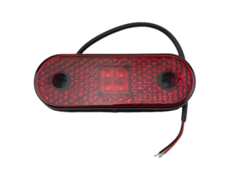 81-02 Фонарь маркерный 12/24v (красный) (АвтоСфера)