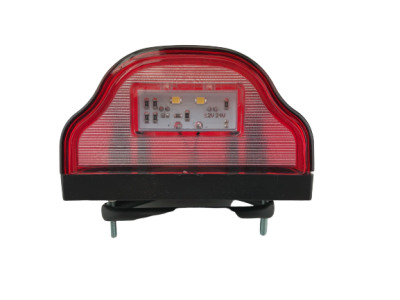 ПН-01022 LED Подсветка номерного знака евро фура красная (волна) диод (АвтоСфера)